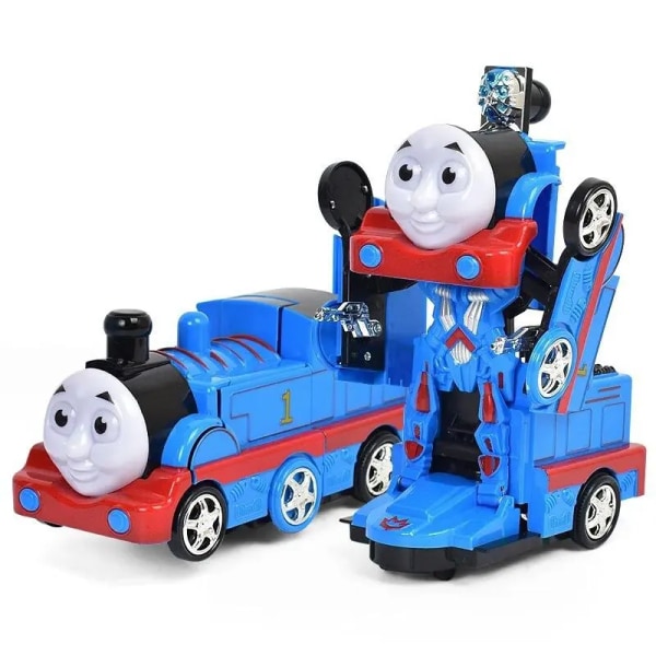 Thomas ja ystävät Anime Electric Deformation Train Thomas Track Set Toy Robot