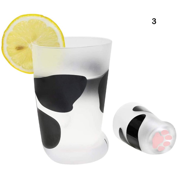 Novelty Cat Claw Cup Cat Paw Frosted Cup Kids Milk Glass Cups Personality Breakfast Milk Cup