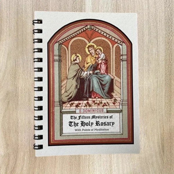 Bærbar lommestørrelse Rosenkrans Meditasjonsbøker Tradisjonelle katolske bønnebøker for hjem/reise Small