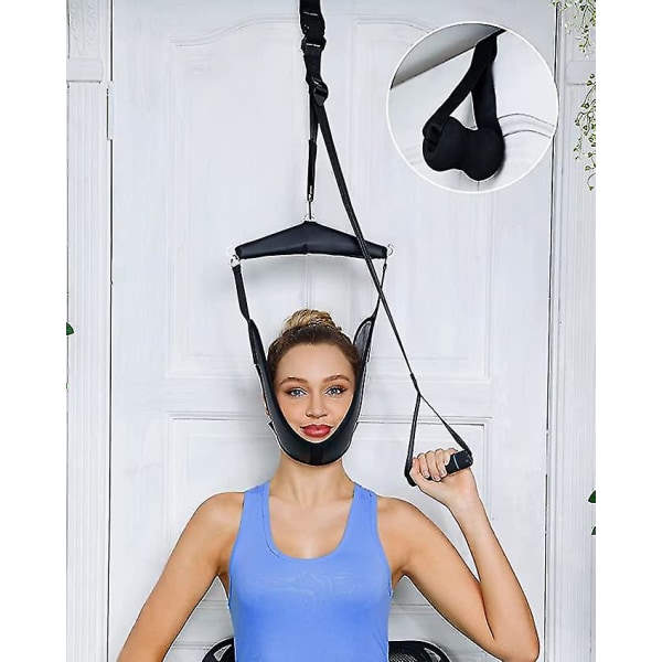 Cervical Neck Traction, Portable Home Neck Traction Device Neck Båre For Spinal Pain Relief_he