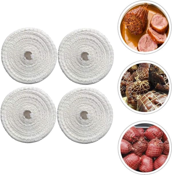 Kødbutcher Twine Net Kødnet Rulle (100CM Længde)