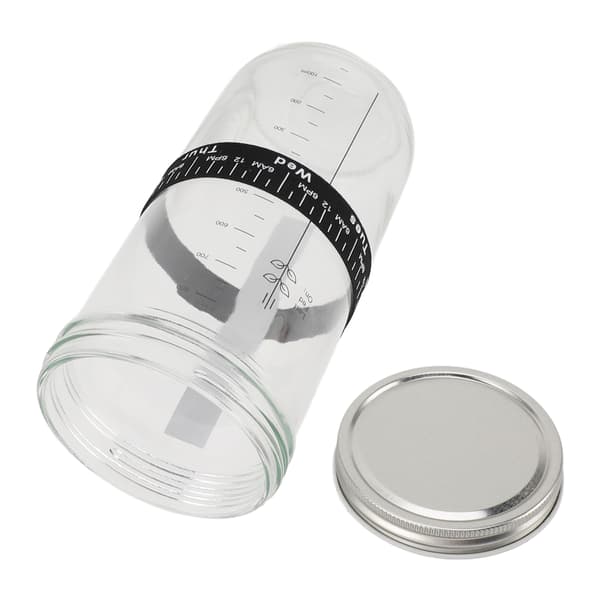 34OZ surdegsbröd jäsningsglasburk jäsdeg brödbakningstillbehör termometer med lock