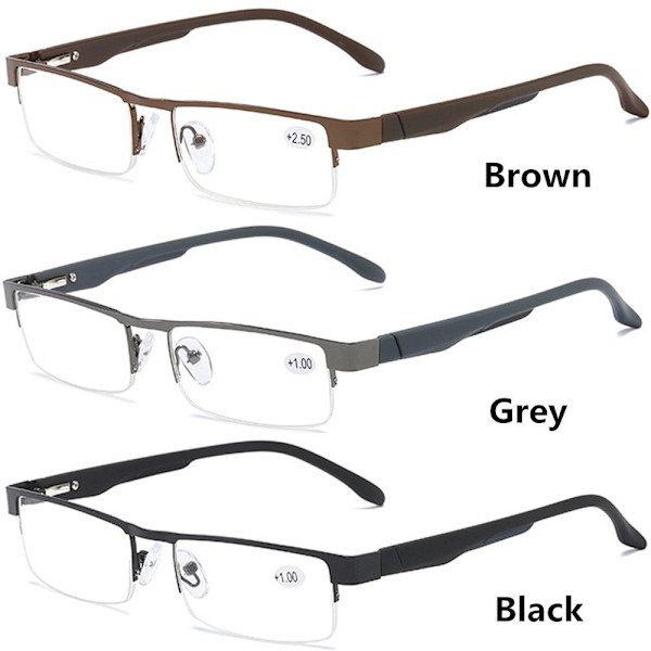 Affärsläsningsglas Ultralätt Ram SVART STYRKAN 400 svart black Strength 400