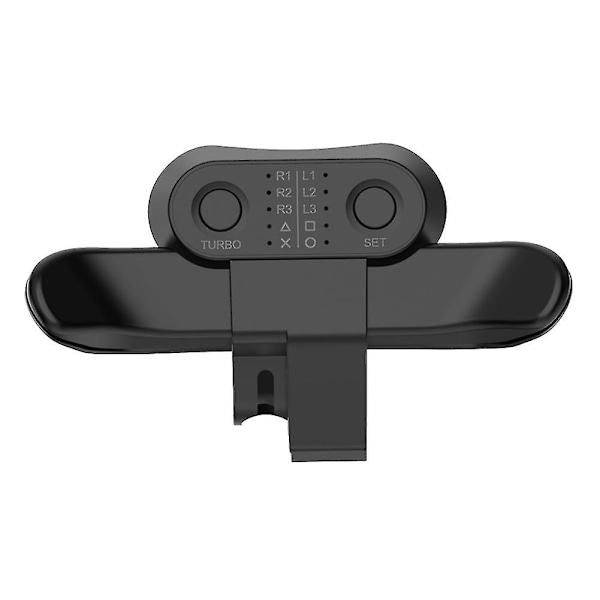 Förlängd spelkontroll för Ps4, bakre knappfäste, handkontrollspaddlar för Dualshock4, bakre förlängningsknappar med Turbo-tillbehör