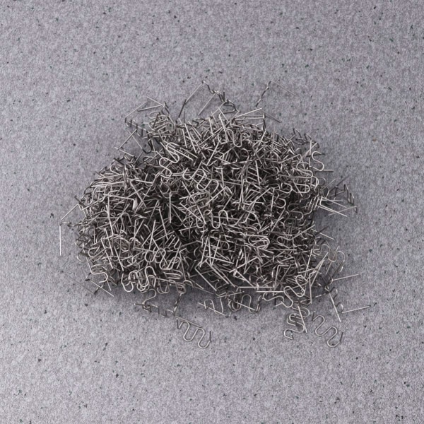 500 stk sveisetråder varm stiftemaskin reparasjonsmaskin plast sveising varm stiftemaskin bil auto støtfanger reparasjon forhåndskutte bølgestifter 0,8 mm, KoleZy