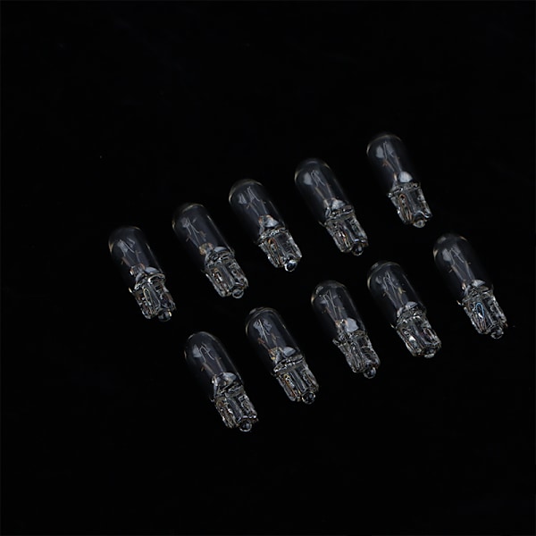 10 st Glödlampor 12V 3W T6.5 Indikatorlampor för Bilinstrumentbräda