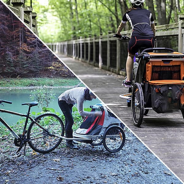 Cykelanhængertræk - Universal cykelanhængertræk - Cykelanhænger - Trækstangsadapter
