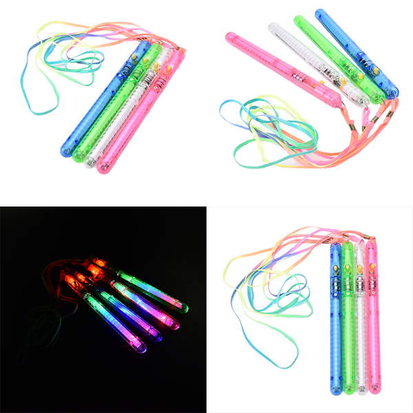 Blinkande trollstav LED Glow Light Up Sticks för fest Chris