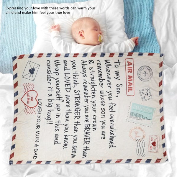 Polyestertryckt Livfull Sherpafilt, Microfleece Sherpa Kvalitet Digitaltryck för Dottergåva från Mamma, Komfortartikel Multifunktionell Filt