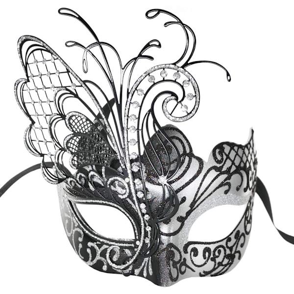 Maske for kvinner venetiansk, maske/fest/ball/karneval