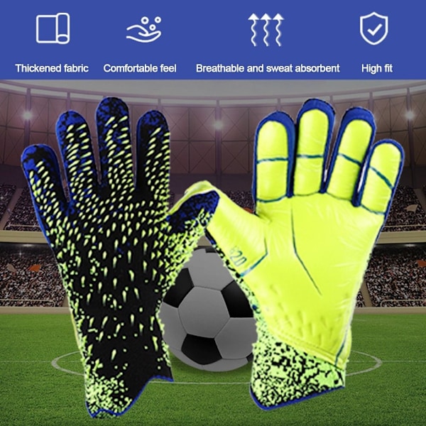 Målvaktshandskar Fotbollshandskar SVARTA STORLEK 6 - svart black size 6
