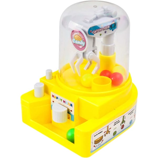 Manuell Mini Candy Claw Machine Fjernkontroll Innendørs spill Ny oppgradering Claw Toy For Kid