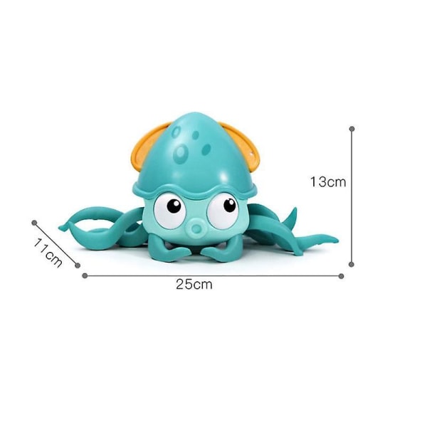 Søt amfibisk bevegelig kjæledyrbadebassengleker Babybadgaver innendørs leketøy for barn