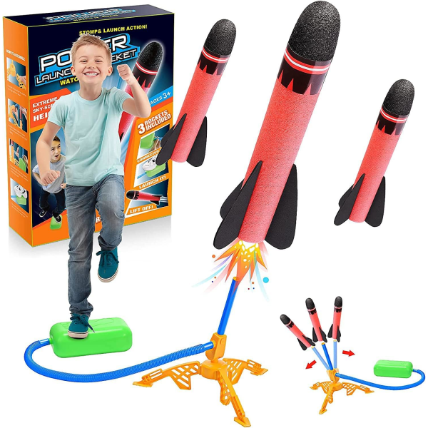 Udendørs spil udendørs sjove gaver til 3-9 år piger raket legetøj
