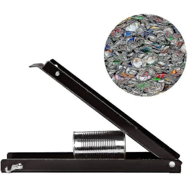 Heavy Duty Dåseknuser 16oz Metal Dåseknuser Heavy Duty Smasher Fodtype - Genbrugsværktøj til Aluminium Seltzer Sodavand Øldåser og Flasker