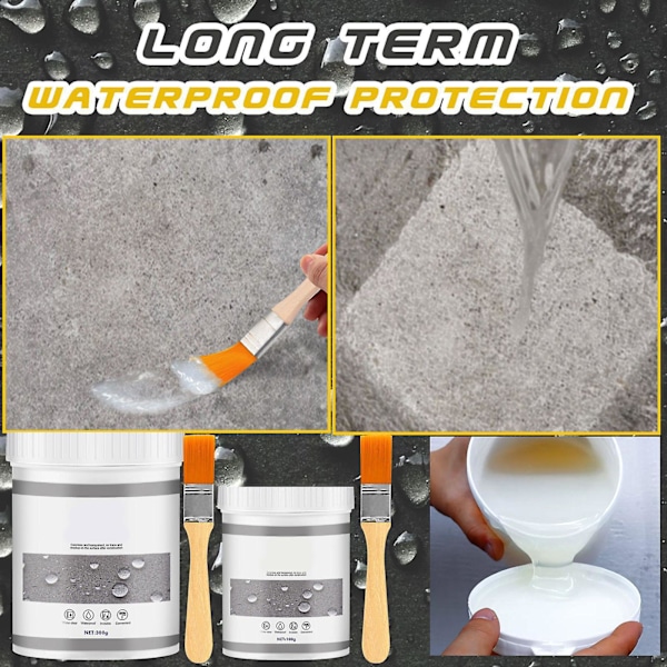 30/100/300g Vattentät Anti-läckage Agent, Effektiv Vattentätning Agent Toalett Anti-läckage Nano Spray Lim 300G