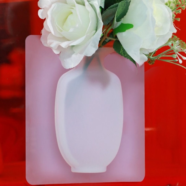 Silikon Blomster Vase Sticky Vase PINK-A PINK-A Piddle Piddle