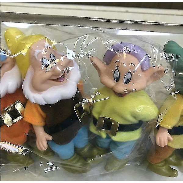 7 kpl Disney Lumikki ja seitsemän kääpiötä toimintahahmot lelut 15cm Prinsessa PVC nuket Keräilylelut lapsille Syntymäpäivälahja