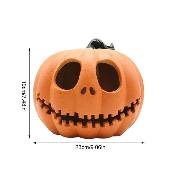 9 tommer Halloween lanterne græskar Led lys lampe have spøgelse