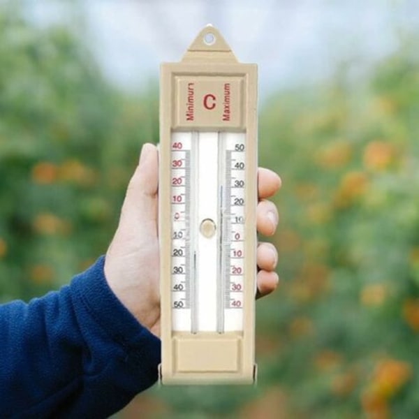 Digitalt drivhustermometer, Max Min Termometer - Uderum Have Drivhusvæg, Vægtermometeret i klassisk design