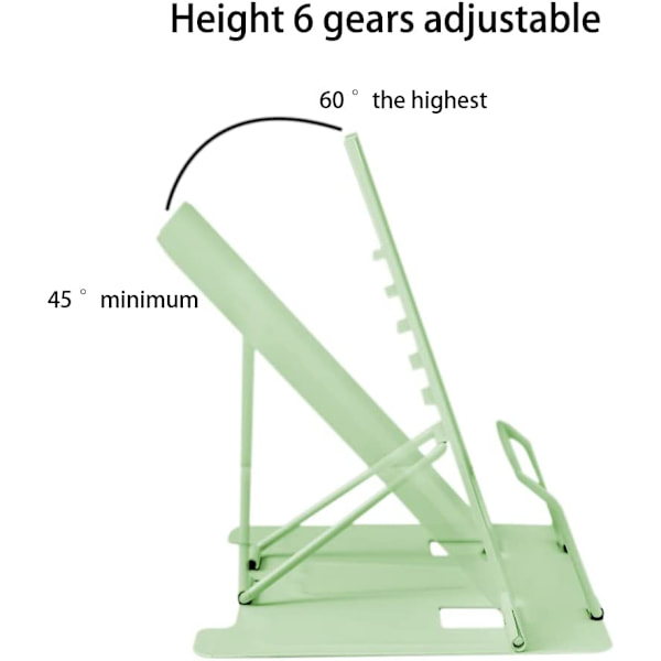 Multifunktionel metal læsestativ Justerbar vinkel