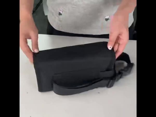 Serverplånbok - Sedel- och mynthållare - Justerbart bälte - Slitstarkt nylonmaterial - Restaurangplånbok