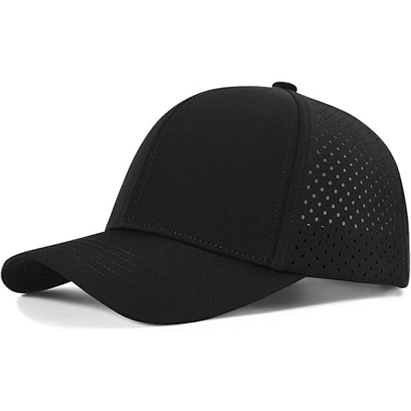 Mænd Hurtigtørrende Baseballkasket Laser Skåret Mesh Boldkasket Buet Skygge Snapback Hat