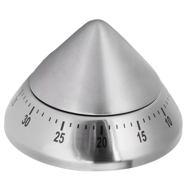 Kjøkken Koker Timer Rustfritt Stål Mekanisk Timer Påminnelse Tidshåndtering Verktøy (Skarp Form)