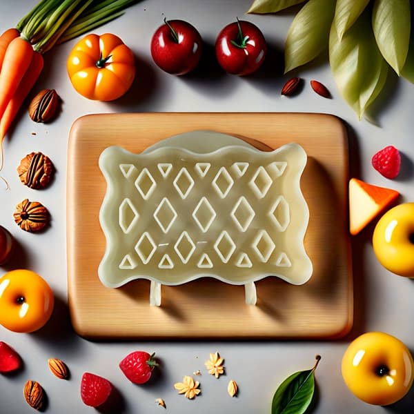 Mini Pajformar & Degpressare för Bakning, Handpajformar Fest Knytkalas Köksredskap Hemmabakningsverktyg Rectangular