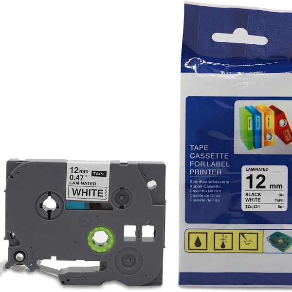 Kompatibel etiketttejp ersättning för TZe-231 TZ-231 4-pack