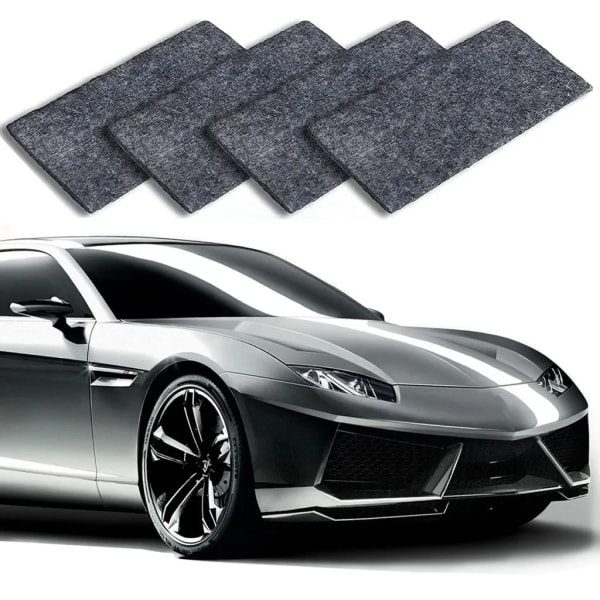 Nano Glitter Cloth, Nano Glitter Cloth for Car Flekkfjerner, Nano Fabric Car Flekkfjerner for restaurering (4 stk)