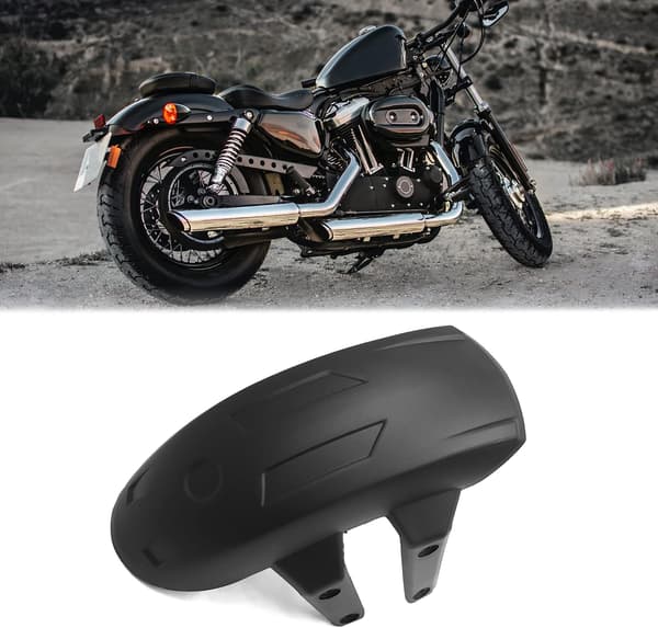 Kompatibel Kawasaki Ninja Bagdæk Hugger Mud Splash Universal Sort Plast Motorcykel Baghjulsstænkskærm Stænkskærm Baghjulsdæksel