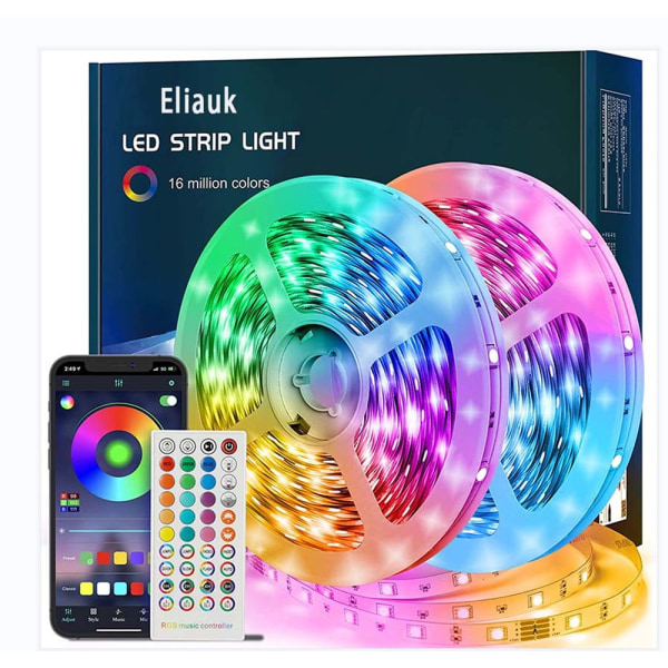 5m LED Strip Lights RGB färgskiftande LED-lampor för hemmet