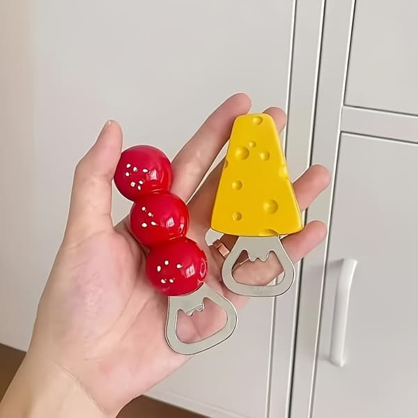 Bedårende MAACnetic Flaskeåbner Sukkergræskar Ost Design Multifunktionel Køkkengadget Cheese