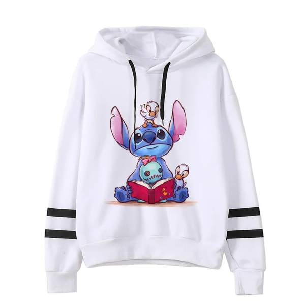 Y2k tecknad Lilo och Stitch roliga hoodies kvinnor Harajuku söt Stitch anime tröja Manga streetwear Hoody kvinnliga barn 59234 59234 XL