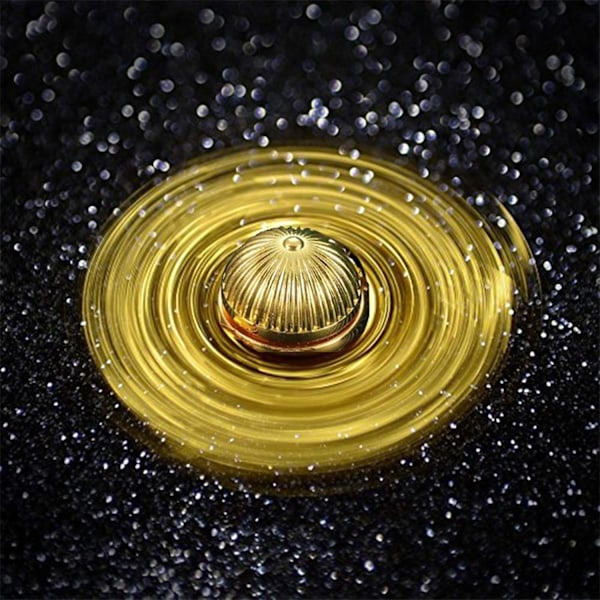 Guld Fidget Spinner Magic Orb Angstlegetøj Stressreducerende Spinner Fidgets Håndleje Tri Spinner Finger Spinnere Legetøj Fokus Fidgeting Rastløs Nej