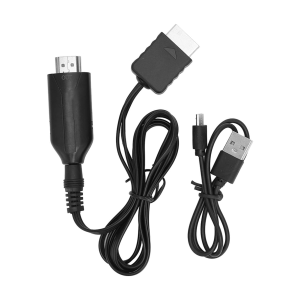 PS1 till HD Multimedia Gränssnittskabel - Plug and Play Spelkonsol Video Converter Kabel för PS2