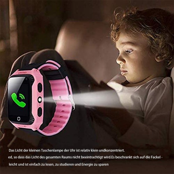 GPS Kids Smartwatch Telefon - Pekskärm Kids Smart Watch wi