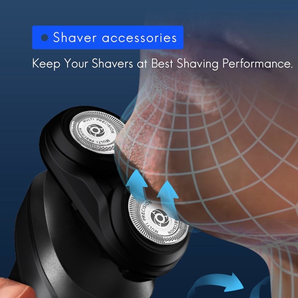 6-pack Sh50 udskiftningshoveder til Philips Series 5000 barbermaskiner
