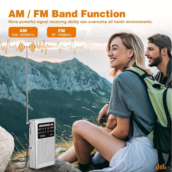 Bärbar Radio, Liten Radio FM/AM, Transistorradio