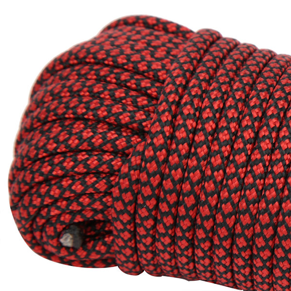 9-kjerne Paracord Rednings- og Telttesting-snor Campingtau For Utendørs Armbåndsveving 20M Rød