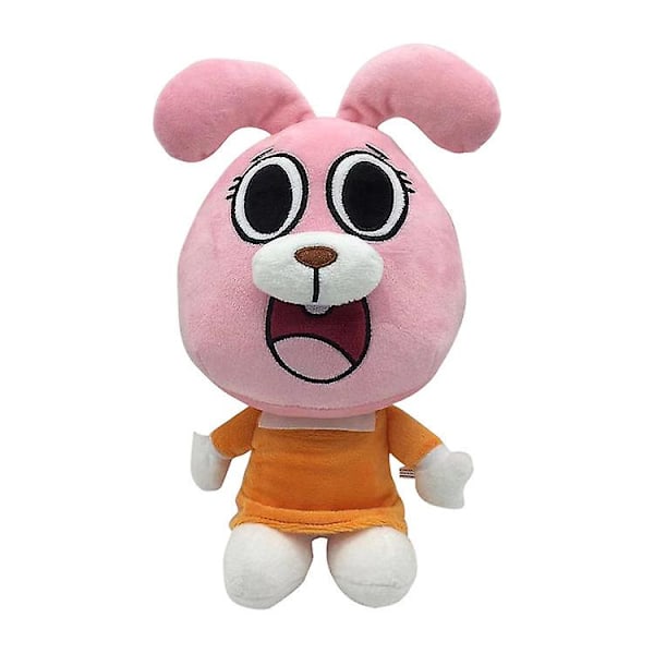 The Amazing World of Gumball -sarjan Gumball-pehmolelu, purukumia syövä pupu, lasten anime-pehmolelu rabbit 25cm