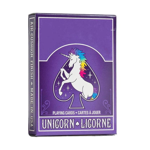 Cards Unicorn 1041133 - Kortspill for samlere, 1041133, lilla, poker