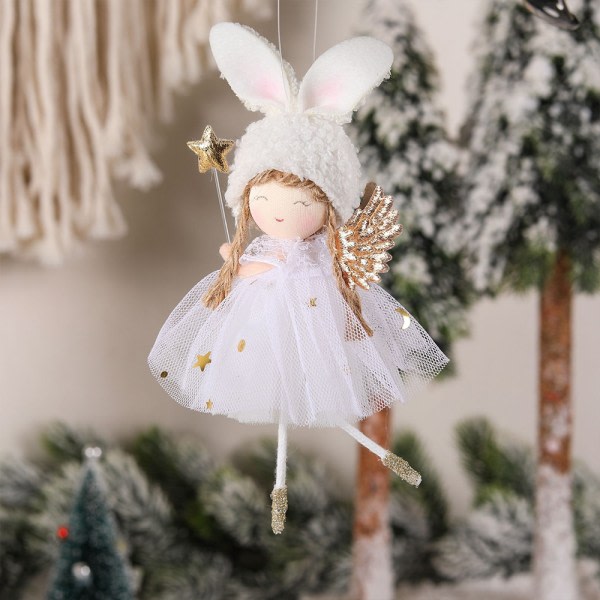 Joulukuusi Gaze Hame Angel Fairy Doll -lapsiriipussisustus
