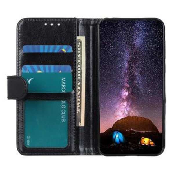 Sony Xperia 10 VI Wallet Case med Magnetisk Lukning - Sort Svart black