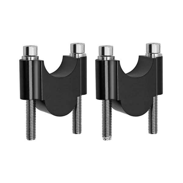 1/3/5 2st/set Höghållfast Monteringsklämma för Stång av Aluminiumlegering För Svart 28mm Black 28mm Piece