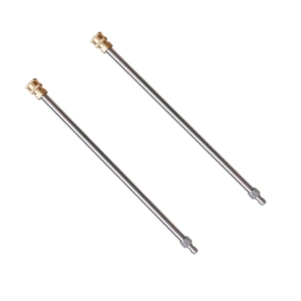 2-pack högtryckstvättlansförlängning 17 tum 4000 PSI sprutpistol med 1/4 snabbkoppling för högtryckstvättmaskin