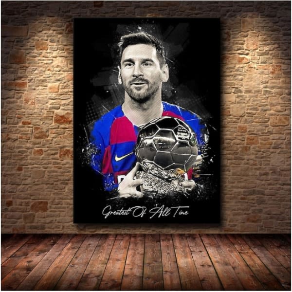Puslespil 300/500/1000 brikker Fodbold Sportsstjerne Lionel Messi Retro vægkunst til træ Voksenlegetøj Dekompressionsspil K59ya 500 brikker