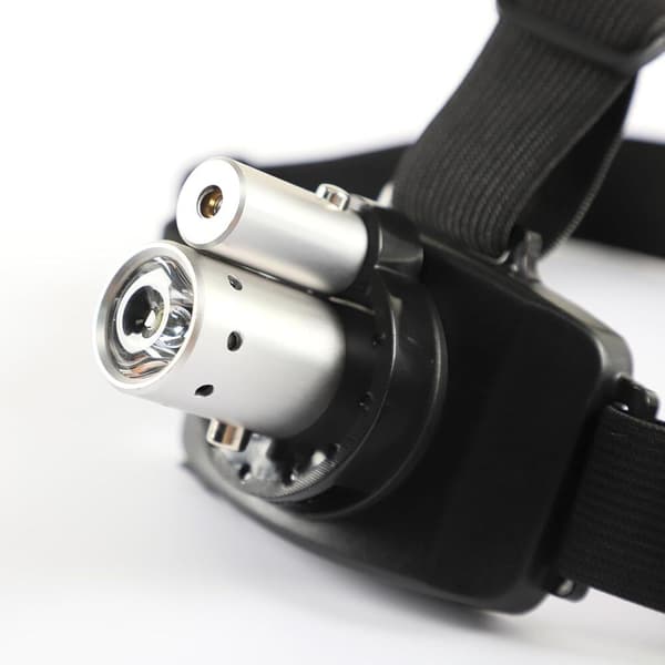 2025 Latest 2025 New Rechargeable LED Laser Headlamp with Laser Pointer High