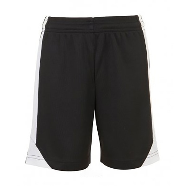 SOLS Olimpico fodboldshorts til mænd M Sort/Hvid Sort/Hvid Black/White M